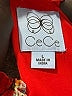 CeCe 100% Polyester Red Cocktail Dress Size L - photo 7