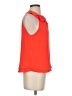 Q&A 100% Polyester Orange Sleeveless Blouse Size S - photo 4