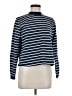 Lululemon Athletica Stripes Blue Turtleneck Sweater Size 8 - photo 1