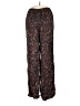 Topshop 100% Viscose Animal Print Brown Casual Pants Size 2 - photo 1