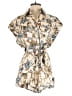 Zimmermann 100% Linen Print Tan Romper Size 4 (0) - photo 1