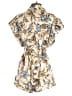 Zimmermann 100% Linen Print Tan Romper Size 4 (0) - photo 2
