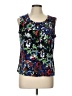 Kasper Blue Sleeveless Blouse Size L - photo 1