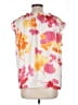 Cynthia Steffe 100% Polyester Pink Sleeveless Blouse Size L - photo 2
