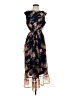Roz & Ali 100% Polyester Floral Blue Casual Dress Size 16 - photo 1