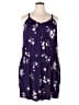 Torrid Floral Purple Romper Size 4X Plus (4) - photo 1