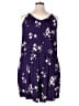 Torrid Floral Purple Romper Size 4X Plus (4) - photo 2