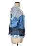 St. John Color Block Blue Pullover Sweater Size L - photo 4