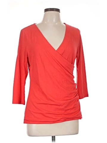 Soft Surroundings 3/4 Sleeve Top (view 1)