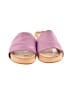 Beek.. 100% Leather Color Block Purple Sandals Size 9 - photo 2