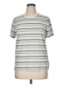 Gap Stripes Ivory Short Sleeve T-Shirt Size XL (tall) - photo 1