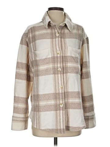 American Eagle Outfitters Long Sleeve Button-Down Shirt (view 1)