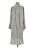 H&M Stripes Gray Casual Dress Size M - photo 2