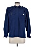 Chaus Blue Long Sleeve Blouse Size M - photo 1
