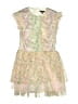 Imoga 100% Polyester Floral Green Dress Size 10 - photo 1
