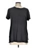 Athleta 100% Cotton Gray Short Sleeve Top Size L (tall) - photo 1