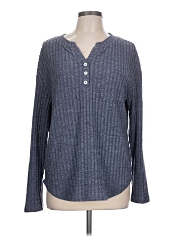 Lillusory Long Sleeve Henley (view 1)