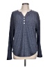 Lillusory Gray Long Sleeve Henley Size L - photo 1
