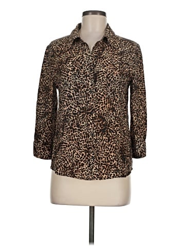 Anine Bing 3/4 Sleeve Button-Down Shirt (view 1)