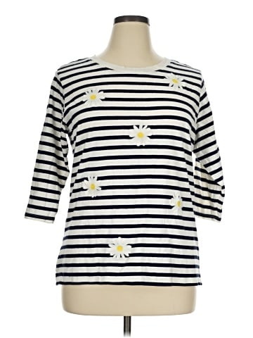 Talbots 3/4 Sleeve T-Shirt (view 1)