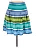 Talbots 100% Cotton Stripes Blue Casual Skirt Size 14 (petite) - photo 1