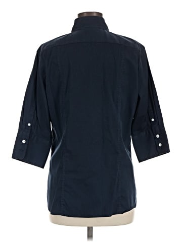Faconnable 3/4 Sleeve Button-Down Shirt (view 2)
