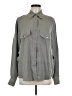 Classiques Entier Gray Long Sleeve Button-Down Shirt Size M - photo 1
