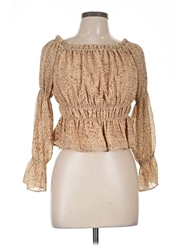 WAYF Long Sleeve Blouse (view 1)