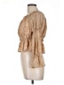 WAYF 100% Polyester Tan Long Sleeve Blouse Size L - photo 5