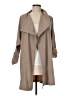 Max Studio Solid Tan Trenchcoat Size M (estimated) - photo 1