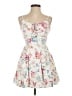 Francesca's Floral White Cocktail Dress Size S - photo 1