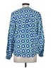 Boden 100% Linen Blue 3/4 Sleeve Blouse Size 4 - photo 2