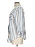 Apt. 9 Stripes Blue 3/4 Sleeve Button-Down Shirt Size L (petite) - photo 5