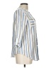 Apt. 9 Stripes Blue 3/4 Sleeve Button-Down Shirt Size L (petite) - photo 4