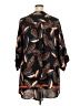 Avenue 100% Polyester Paisley Black 3/4 Sleeve Blouse Size 18 Plus - photo 2