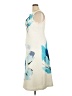 Halston Graphic Ivory Cocktail Dress Size 14 - photo 5