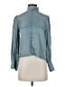 Zara Teal Long Sleeve Blouse Size XS - photo 1