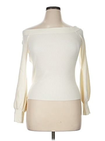 Eva Mendes by New York & Company 3/4 Sleeve T-Shirt (view 1)