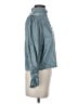 Zara Teal Long Sleeve Blouse Size XS - photo 4