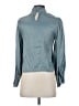 Zara Teal Long Sleeve Blouse Size XS - photo 2