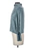 Zara Teal Long Sleeve Blouse Size XS - photo 5