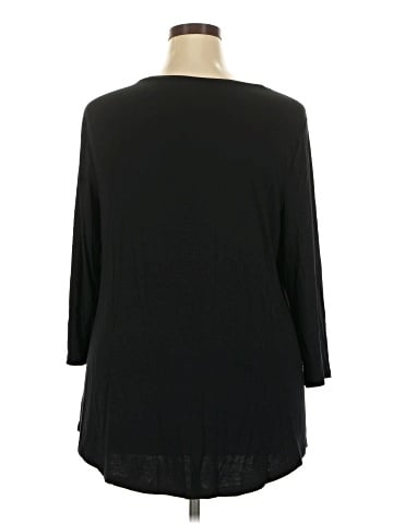 JM Collection 3/4 Sleeve T-Shirt (view 2)