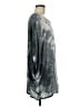 bryn WALKER 100% Viscose Gray Poncho Size M - photo 4