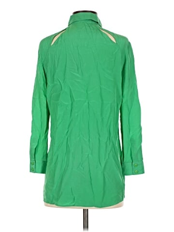 Tibi 3/4 Sleeve Button-Down Shirt (view 2)