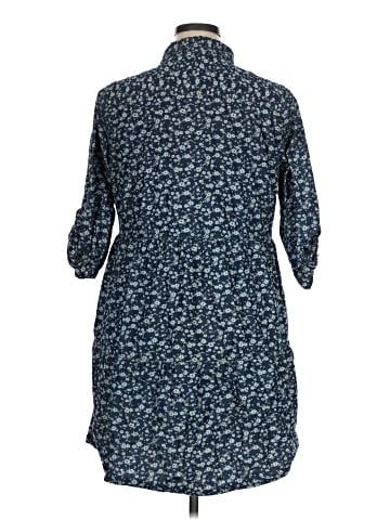 Millenium 3/4 Sleeve Button-Down Shirt (view 2)
