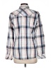 Ariat 100% Cotton Plaid Silver Long Sleeve Button-Down Shirt Size L - photo 2