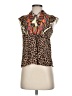 THML 100% Rayon Animal Print Brown Sleeveless Blouse Size XS - photo 1