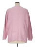 Crown & Ivy 100% Cotton Solid Pink Pullover Sweater Size XL - photo 2