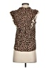 THML 100% Rayon Animal Print Brown Sleeveless Blouse Size XS - photo 2