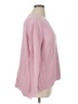 Crown & Ivy 100% Cotton Solid Pink Pullover Sweater Size XL - photo 4